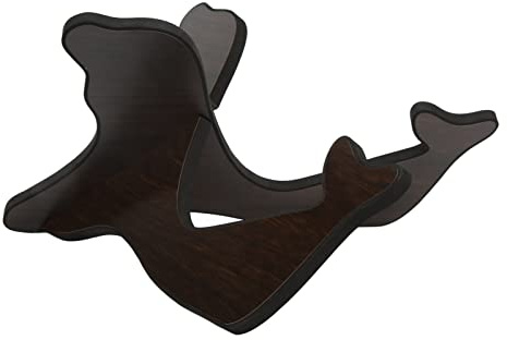 2 Stück Ukulele-Ständer, Zusammengesetzter Ukulele-Ständer, Holz-Ukulelen-Halterung, Holz-Gitarren-Display-Ständer, Gitarren-Halterung für Saiteninstrumente (Schwarz)