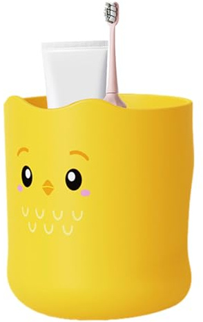 Holdes Mundspülbecher für Zahnbürsten, niedlich, für Badezimmer, 300 ml, Cartoon-Design, ergonomischer Becher für unzerbrechliche Becher