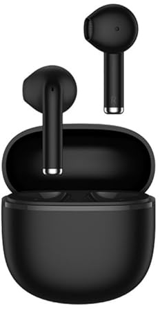 QCY AilyBuds Lite ENC Noise Cancelling Bluetooth 5.3 Wireless Headphones - Black