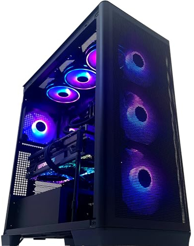 ginger6 Gaming PC Desktop 14ZH9B-8WX - Intel Core i7 14700Kf Processor, Nvidia RTX 5060 8GB Graphics, 4TB M.2 NVMe SSD, 64GB DDR5, Z790, Wi-Fi 6E 802.11ax, Liquid Cooled, Windows 10 Home