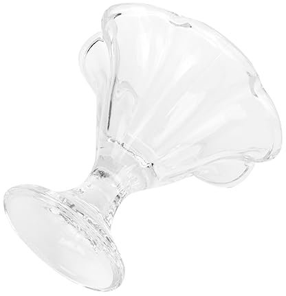 LABRIMP 1pieza Creativo Vaso De Agua De Helado De Taza De Jugo De Vidrio Para Té De Leche Copa De Postre Para Restaurantes y Hogares Para Bebidas Frías y Helados