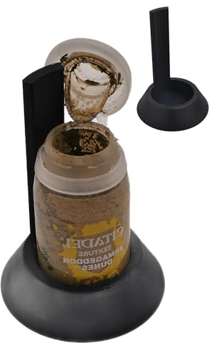 HobbyHold Paint Holder for Citadel Paint with Lid Blocking - Sturdy Paint Holder - Warhammer & Miniature Painting - Paint Rack Citadel Paint Stand - Model Paint Rack Organiser