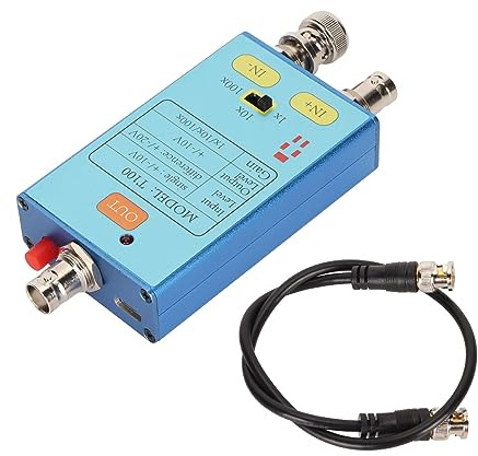 shenruifa T100 Differential Probe Oscilloscope Professional 1X 10X 100X 10M Bandwidth Virtual Oscilloscope for Amplifying Weak Signals