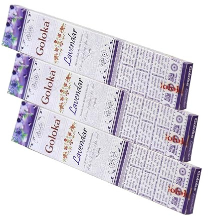 NKlaus Räucherstäbchen Lavendel räucherstäbchen, zum Räuchern, 3 Stück | für Räuchern; für Meditation; für Yoga; 45g; 15g; Violett; goloka; raucherstabchen lavendel