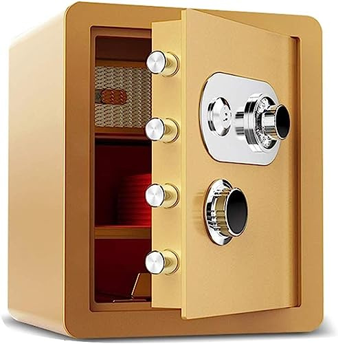 Resistente al fuoco Digitale Cassaforte In Lega di Acciaio Sicurezza Domestica Lockbox con Serratura a Chiave Sicuro Denaro & Valori Drop Safe per Casa & Ufficio Uso