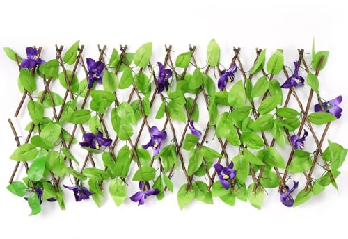 Excelencia de la cerca, 5m x 1m Rollo de cobertura artificial, Examen de enrejado de privacidad del jardín, panel de valla de pared de balcón, protección UV al aire libre decoración del hogar interior