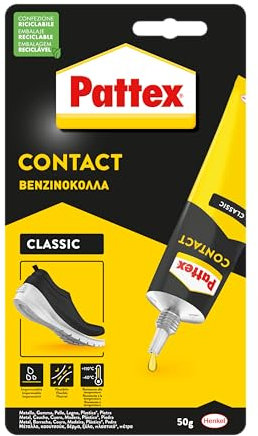 Pattex 1413914 Cola de contacto universal instantánea multiusos, a prueba de agua, transparente, 30 gr