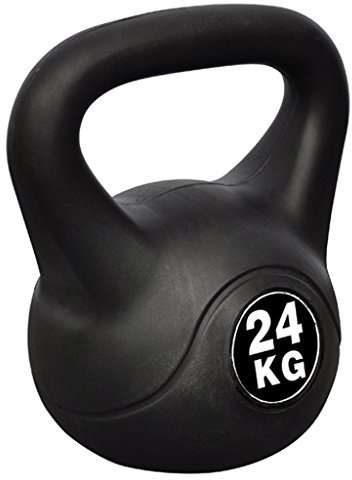 Festnight Fitness Kettlebell Tranining Kugelhantel Gewicht von 24 kg 24 x 30 x 34 cm