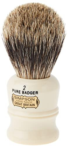 Simpsons Shaving Brushes =Pennello da Barba Tasso-Simpsons Duke 2 Pure Badger, Singolo, Standard