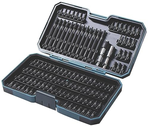 ERBAUER 1/4 HEX Shank Mixed Impact Screwdriver BIT Set 113 Pieces