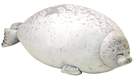 Siegel Plüschtier,40cm Siegel Kuscheltie Tier Kissen Niedliche Tier Puppe Flauschiges Stofftier,Niedliche Cartoon Robbe Kissen Gefüllt Plüsch Plüschtier Umarmungskissen Plüschkissen Spielzeug Geschenk