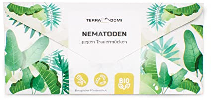 TerraDomi SF Nematoden gegen Trauermücken oder Ameisen I 5 Mio. für 10m² für Zimmerpflanzen I biologisch, nachhaltig I ganzjährige Anwendung im Innenbereich