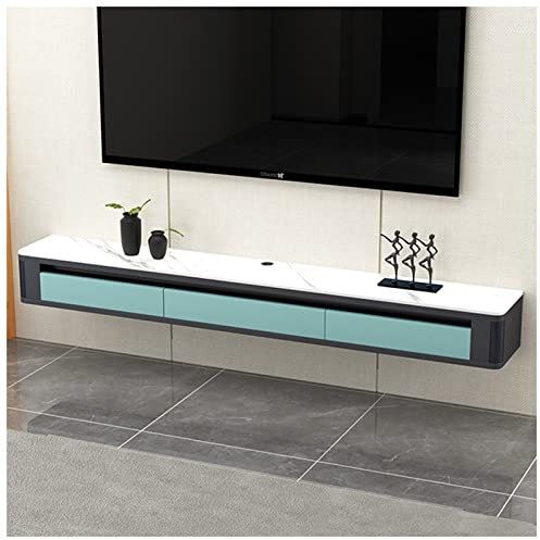 Wall Hanging TV Stand Floating Television Cabinet Entertainment Center Media Console With Drawers And Open Compartments (Color : B, Size : 120x26x20cm)