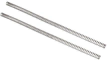QUARKZMAN 1mmx10mmx305mm Druckfedern 304 Edelstahl x 2Stk für Geschäft und Haus Reparaturen [Silber]