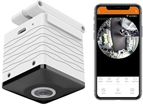 7links IP-Kamera Akku: Mini-Akku-HD-Überwachungskamera mit 360°, 960p, Versandrückläufer (IP-Überwachungskamera WLAN, Überwachungs-Kamera Nachtsicht, Cam)
