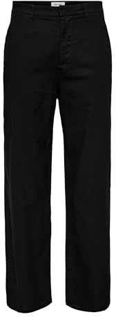 ONSBOB Loose COT LIN 0007 byxa, svart, 31W / 32L
