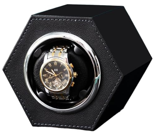 Machtiging Remontoir Montre Automatique,Remontoir à Montre Ecrins,Ecrins pour Montres Automatiques,Watch Winder Super Silencieux,Remontoir Montre Automatique Rotate,2 Mode Rotation,Cadeau