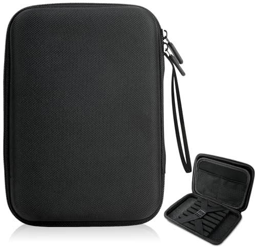 Partideal Dart Tasche,Harte Eva Darttasche,Darts Box,Dartkoffer,Dartwallet mit vielen Tasche für Dart Spitzen und weiterem Darts Zubehör