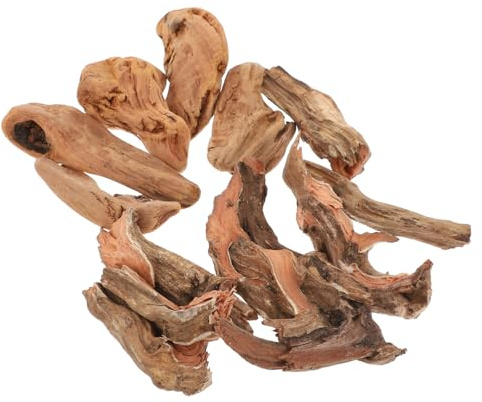 Toddmomy 20stücke Natur Driftwood Dekoration Für Aquarien Echtholz Äste Und Wurzeln Für Aquarien Und Terrarien Zufällige Formen Natürliche