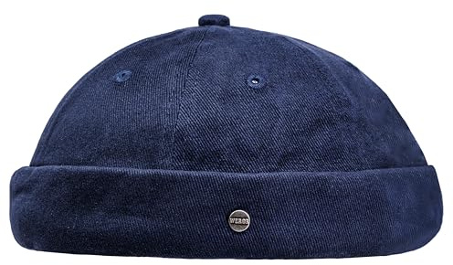 WEROR Dockercap Herren Dockermütze Fischermütze Docker Cap Mütze Baumwolle