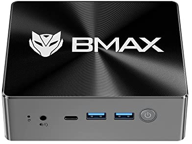 BMAX Mini PC B7Pro Intel Core i5-1145G7 (hasta 4,4 GHz), 16 GB DDR4 1 TB SSD, Mini Ordenador de Sobremesa Wi-Fi 6/BT5.2, Triple Pantalla 4K a 60 Hz, 4 USB, 1 Tipo C,Micro PC para Oficina