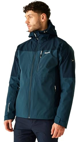 Regatta herr Wentwood 3-i-1 jacka, Månsken denim/marinblå/marinblå, 3XL
