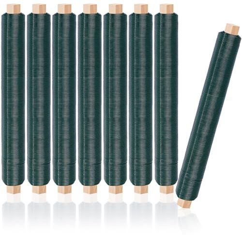 Hantverkstråd (grön, 8-pack)