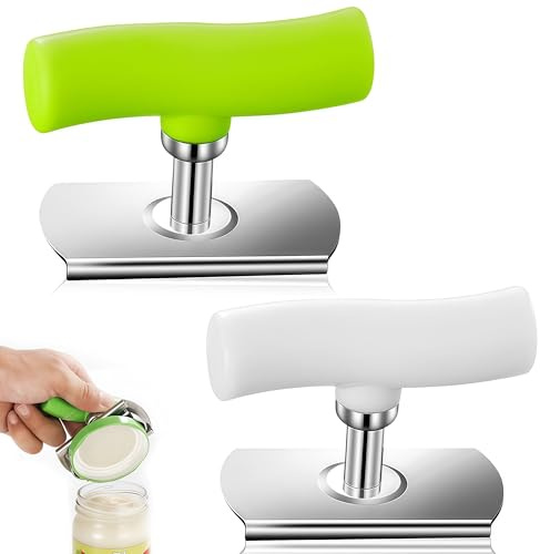 Dosenöffner aus Edelstahl - 2026 Neu Flaschenöffner für Senioren, Manuell Flaschenöffner, Einstellbarer Glasöffner Schraubdeckelöffner Deckelöffner Stainless Steel Jar Openers Küchen Gadgets