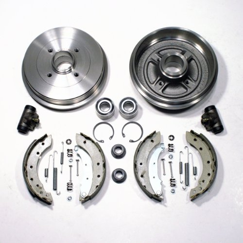 Bremstrommel Set + Radkager + Zubehör hinten