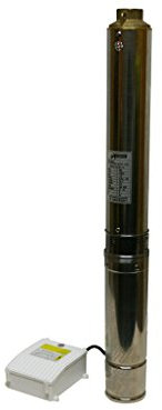 Pompe à eau immergée pour puits profonds et forage, 4m³/h - 80m, 750Watt
