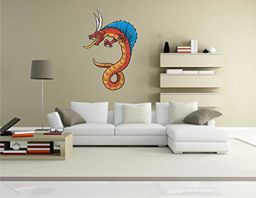 INDIGOS Wandtattoo, Bunt