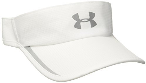Under Armour Men's UA Shadow AV Visor White/Silver Reflective Hat