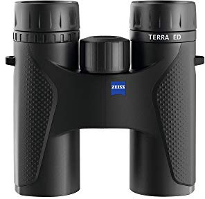 ZEISS Terra ED Kikare, 10 x 32, vattentät, snabb fokusering, med belagt glas för optimal klarhet i alla väderförhållanden, för fågelskådning, jakt och sightseeing, svart