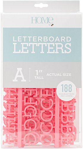 DCWVE Die Cuts with A View 1 Letter Pack Letterboard-Coral (188 pz) LP-006-00005