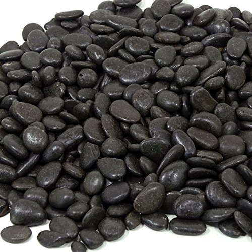 MGS SHOP Dekokies Zierkies Deko DIY Kies Granulat Splitt - Farbe wählbar (5 kg, Nero schwarz 5-15)