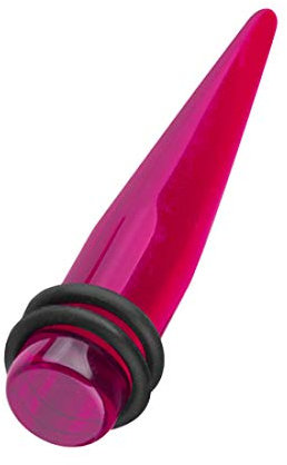 Piersando Dehnungsstab Ohr Piercing Dehnstift Dehner Ohrdehner Dehnstab Flesh Tunnel Plug Expander Taper Stab Gerade Lila 9er Set 1,6mm - 10mm
