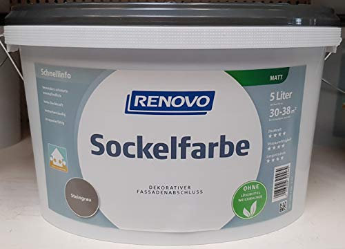 EM RENOVO Sockelfarbe 5,0L steingrau 278700057128