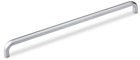 SOTECH 5 x Möbelgriffe EVITA BA 256 mm Chrom matt | Schrankgriffe Schubladengriffe Küchengriffe