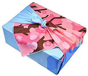 TONGYOU Japanisches traditionelles Furoshiki-Wickeltuch für Mittagessen oder Bento, dekorative Tischdecke A05