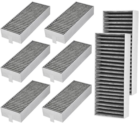 Herboom 8 Stück Aktivkohlefilter für Siemens HZ9VRCR0 17004796 | Bosch HEZ9VRUD0 17004811/ Neff Z821VR0 17004806/ Gaggenau CA282111/ Constructa CCZ9VRCRCR0 17006669