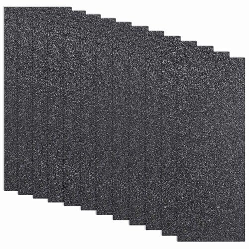 Epehio 12Pcs Sandpaper 220 Grits, Wet And Dry Sandpaper For Cars Metal Plastic Wood Walls, 9x3.6 Inch Medium Grits Sandpaper Sheets for Automotive Polishing & DIY Projects