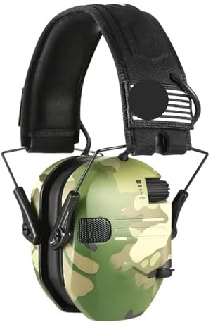 Generico Amplificazione delle cuffie antirumore Cuffie protettive for attività all'aperto(Camouflage)