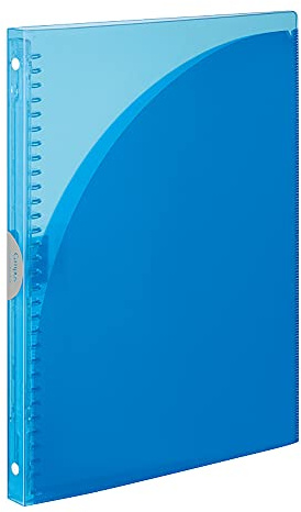 Kokuyo Campus Adapt Slim Binder - A4-30 Rings - Light Blue