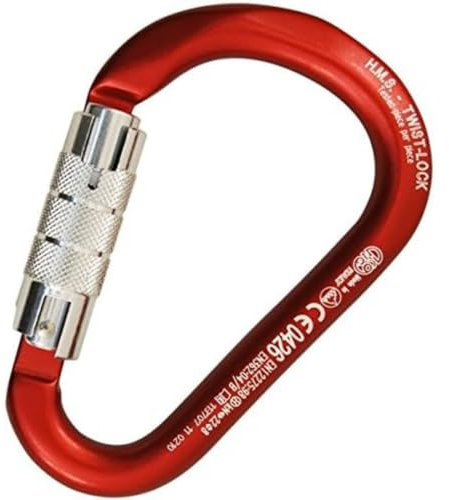 Kong HMS Classic Twist Lock, rot/glänzend