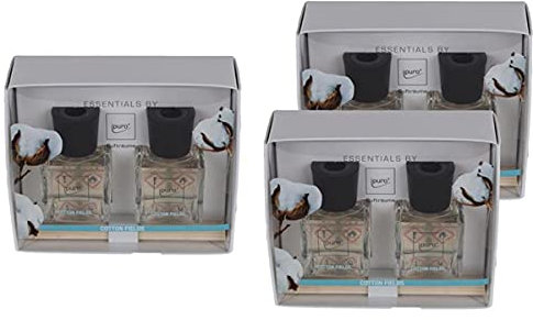 Geschenkset Essentials by ipuro Cotton Fields 2x50ml Raumduft (3er Pack)