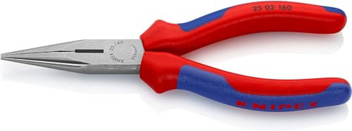 KNIPEX Snipe Nose Side Cutting Pliers (Radio Pliers) (160 mm) 25 02 160