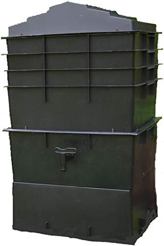 4 Tray (100 Litre) UK Made Wormcity Wormery Housing Black (Note NO Worms, Food, Coir Will Be Sent With This Product)