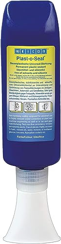 WEICON Plast-o-Seal, 90g tubo, compuesto de sellado resistente al calor, azul, tubo | Pasta de sellado de rosca, de plástico permanente, para bridas, roscas y conexiones de tuberías
