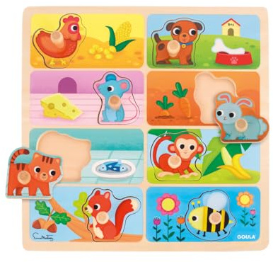 Goula - Jumbo Spiele - Mein Lieblingsessen-Puzzle, Holzpuzzle