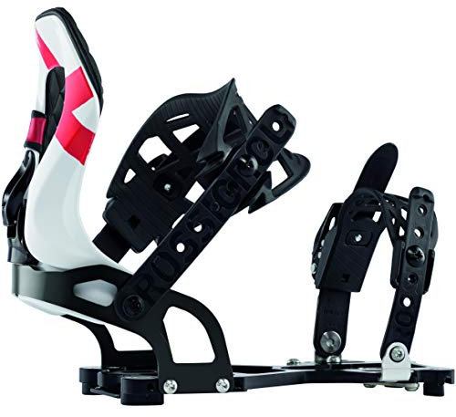 Rossignol XV Split BD - Fijaciones de snowboard con interfaz S/M para hombre, talla única, color blanco